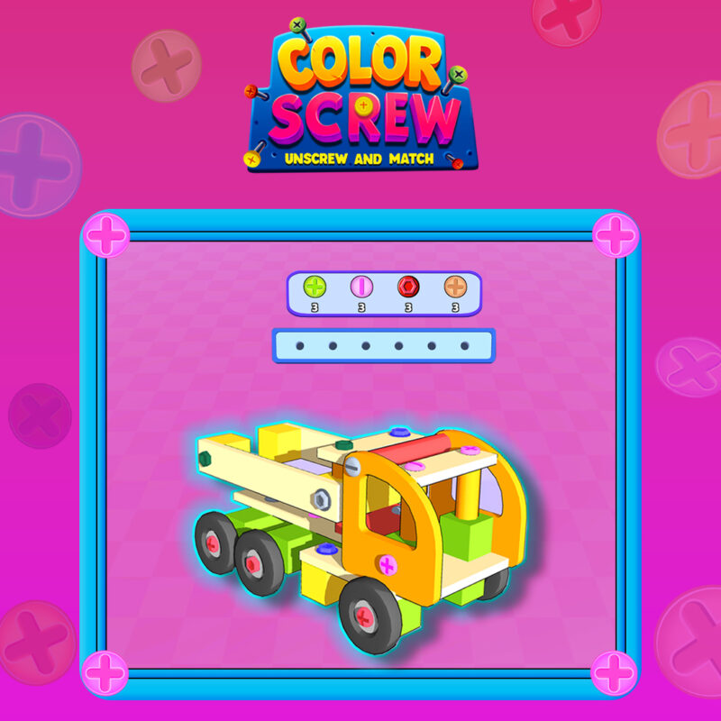 Color Screw Unscrew and Match