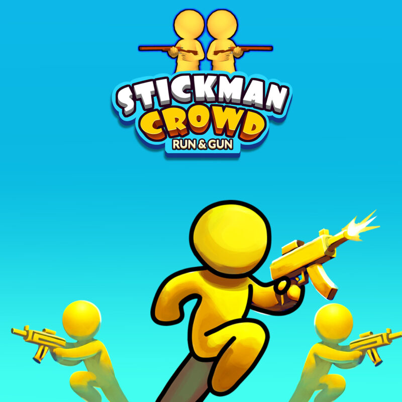 Stickman Crowd - Run and Gun