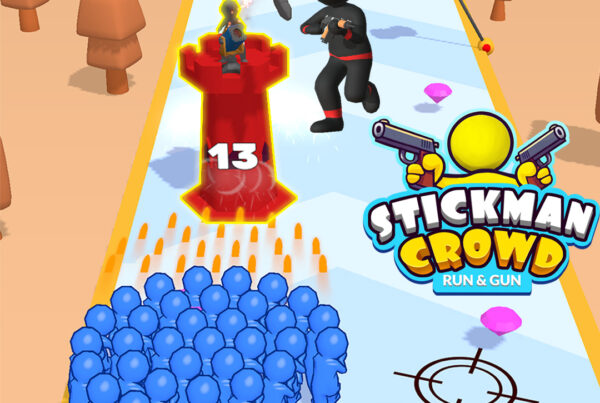 Stickman Crowd - Run and Gun